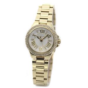 Michael Kors（マイケルコース） ベゼルとインデックスにラインストーンをあしらったラグジュアリーなブレスウオッチ MK3252