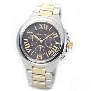 Michael Kors（マイケルコース） ハイポリッシュの輝き☆コンビカラーが映えるスタイリッシュなクロノグラフウオッチ MK5758