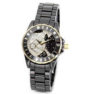 Vivienne Westwood（ヴィヴィアンウエストウッド） ダイヤルのパヴェストーン、オーブモチーフが魅力☆ブラックカラーのお薦め女子ウオッチ VV088SGDBK