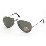 RayBan（レイバン） サングラス アビエーター RB3025 004／58 （並行輸入品） ガンメタル グレーグリーンポラライズド 偏光レンズ