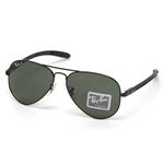RayBan（レイバン） サングラス レイバンテック カーボンファイバーコレクション RB8307 002／N5 ブラック ポラライズドダークグリーン （偏光レンズ）