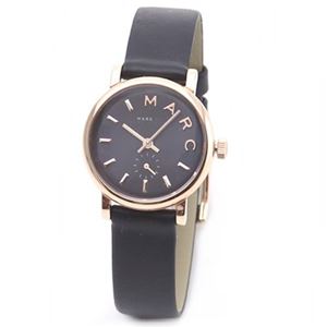 MARC BY MARC JACOBS（マークバイマークジェイコブス） さりげないロゴインデックスがキュートなミッドナイトブルーカラーのレディス・レザーストラップウオッチ MBM1331