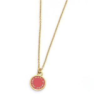 MARC BY MARC JACOBS（マークバイマークジェイコブス） Classic Marc Enamel Discs Pendant クラシックマーク エナメル ディスク ペンダント ネックレス M0003549／626 81913 INFRA RED