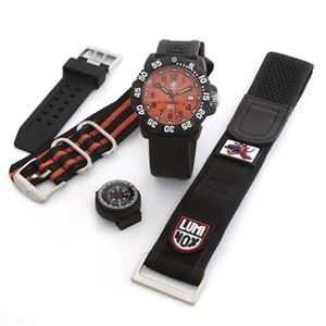 LUMINOX（ルミノックス） Scott Cassell（スコット・キャセル）スペシャル・エディション ネイビーシールズ・カラーマーク・チェンジストラップ・セット 3059.SET