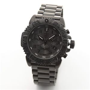 LUMINOX（ルミノックス） NAVY SEAL STEEL COLER MARK CHRONOGRAPH ネイビーシール・スティールカラーマーク・クロノグラフ ブラックアウト 3182.BO