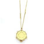 MARC BY MARC JACOBS（マークバイマークジェイコブス） METAL TAMBOURINE NECKLACE タンバリンモチーフ ネックレス ペンダント M0004267-716 ORO MULTI