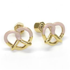 MARC BY MARC JACOBS（マークバイマークジェイコブス） Sweet Pretzel Studs スイート・プレッツェルモチーフ ピアス M0004279-650 NUDE