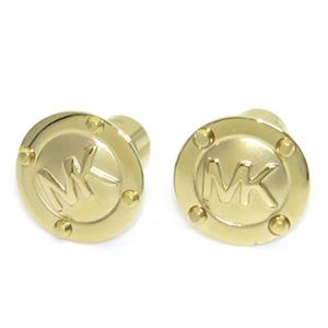Michael Kors（マイケルコース） Logo Button Gold-Tone Earrings スタッズ ロゴ ボタン ピアス MKJ1666710 - 拡大画像