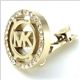 Michael Kors（マイケルコース） Pave Logo Gold-Tone Clip Earrings パヴェ ロゴ クリップ イヤリング MKJ4083710 - 縮小画像2