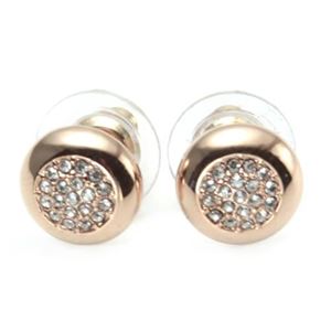 Swarovski（スワロフスキー） Stone Stud Rose Gold クリスタル・パヴェ ピアス 5069729