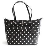 KATE SPADE（ケイトスペード） Cedar Street Dot Francis Baby Bag オムツ替えマット付 ドット柄 マザーズバッグ ベビーバッグ ≪2014AW≫ PXRU5125 96 Black／Deco Beige