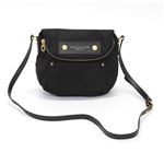 MARC BY MARC JACOBS（マークバイマークジェイコブス） Pretty Nylon Mini Natasha ショルダーバッグ クロスボディ ナイロン×レザー ブラック M3PE139 80001 BLACK