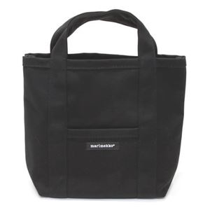 marimekko（マリメッコ） MINI PERUSKASSI CANVAS BAG コットンキャンバス ミニ トートバッグ 23697 1 black