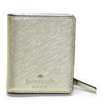 KATE SPADE（ケイトスペード） CEDAR STREET Small Stacy 二つ折りミニ財布 （札・小銭・定期・カード入れ付） サフィアーノレザー ≪2015SS≫ PWRU4059 711 Gold