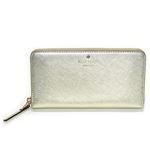 KATE SPADE（ケイトスペード） CEDAR STREET Lacey ラウンドファスナー長財布 サフィアーノレザー ≪2015SS≫ PWRU4065 711 Gold