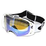 OAKLEY（オークリー） ゴーグル 57-394 AIRBRAKE Polished White H I Yellow + Dark Grey スペアレンズ 専用ゴーグルケース付属