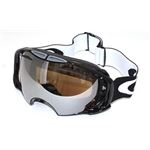 OAKLEY（オークリー） ゴーグル 57-669 AIRBRAKE Jet Black Black Irid + Persimmon スペアレンズ 専用ゴーグルケース付属