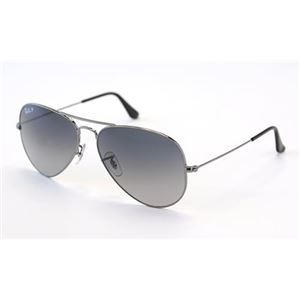 RayBan（レイバン） サングラス アビエーター RB3025 004／78 ガンメタル ブルーグレーグラディエントポラライズド 偏光レンズ