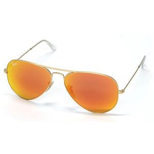 RayBan（レイバン） サングラス アビエーター RB3025 112／69 マットゴールド ブラウンオレンジミラー