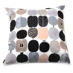 marimekko（マリメッコ） KOMPOTTI CUSHION COVER 50X50cm コンポッティ フルーツモチーフ クッションカバー 65750 180 white／beige／grey