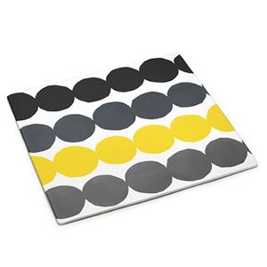 marimekko（マリメッコ） RASYMATTO MOUSE PAD 19.5cmX21.5cm ラシィマット 手描き風 ドット柄 マウスパッド 66958 191 white／grey／black／yellow