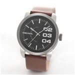 DIESEL（ディーゼル） ダイヤルのインパクトある2,3,4のインデックス。モテ系レザーストラップ・ウオッチ DZ1513