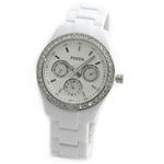 FOSSIL（フォッシル） ラインストーンとシェルの輝き 軽くて使いやすい、ホワイトカラーの美麗ウオッチ ES1967