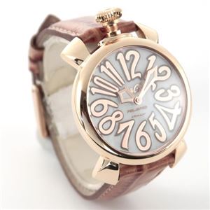 GaGa Milano（ガガミラノ） MANUALE 40MM 18K PVD（マヌアーレ） 独特の洗練されたデザインが魅力 注目人気ウオッチ ミディアムサイズ 5021.2