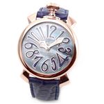 GaGa Milano（ガガミラノ） MANUALE 40MM 18K PVD（マヌアーレ） 独特の洗練されたデザインが魅力 注目人気ウオッチ ミディアムサイズ 5021.7