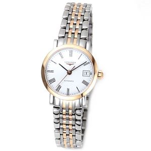 LONGINES（ロンジン） クラシカルでしなやか ピンクゴールドの輝き「エレガントコレクション」レディス・オートマチック腕時計 L4.309.5.11.7