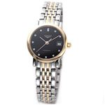 LONGINES（ロンジン） クラシカルでしなやか 12粒のダイヤの輝き「エレガントコレクション」レディス・オートマチック腕時計 L4.309.5.57.7