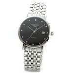 LONGINES（ロンジン） クラシカルでしなやか 13粒のダイヤの輝き「エレガントコレクション」メンズ・オートマチック腕時計 L4.810.4.57.6
