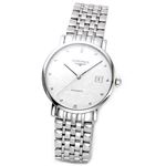 LONGINES（ロンジン） クラシカルでしなやか 13粒のダイヤの輝き「エレガントコレクション」メンズ・オートマチック腕時計 L4.810.4.77.6