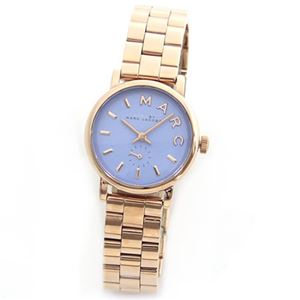 MARC BY MARC JACOBS（マークバイマークジェイコブス） 小振りでキュート。ロゴインデックスが可愛い丸顔のレディス・ブレス・ウオッチ MBM3285