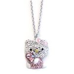 Swarovski（スワロフスキー） Hello Kitty Heart Pendant ハローキティ ピンククリスタル ハート ポインティアージュ ペンダント ネックレス 5113262