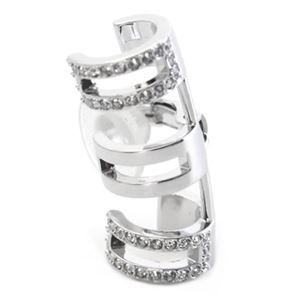 Swarovski（スワロフスキー） Cubist Ear Cuff クリスタルパヴェ イヤーカフ 耳飾り （片耳用） クリップ式イヤリング 5134068