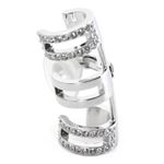 Swarovski（スワロフスキー） Cubist Ear Cuff クリスタルパヴェ イヤーカフ 耳飾り （片耳用） クリップ式イヤリング 5134068