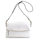 KATE SPADE（ケイトスペード） Cobble Hill Carson ショルダーバッグ クロスボディ クラッチバッグ ソフトペプルドレザー ≪2015SS≫ PXRU4669 125 Bright White
