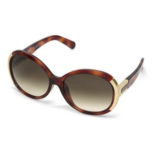 Chloe（クロエ） サングラス 656SA 214 ライトハバナ／ゴールド ブラウングラデーション