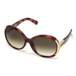 Chloe（クロエ） サングラス 656SA 214 ライトハバナ／ゴールド ブラウングラデーション