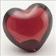 Baccarat（バカラ） クリアクリスタル製ハート オーナメント 可愛いくてキュート☆コロンとしたフォルムのハート ペーパーウェイト 1761585 Puffed Hearts Red - 縮小画像2