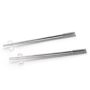 Swarovski（スワロフスキー） Ambiray Chopsticks Set of 2 クリスタルの輝き☆ステンレス製 箸＆クリスタル 箸置き 2本セット 5064264