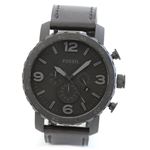 FOSSIL（フォッシル） 大きめインデックスで視認性ばっちり。スタイリッシュなブラックカラーのクロノグラフ・ウオッチ JR1354
