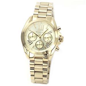 Michael Kors（マイケルコース） オールゴールド・カラーで着飾ったボーイズサイズのクロノグラフ・ウオッチ MK5798