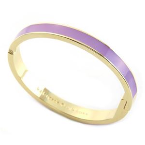 KATE SPADE（ケイトスペード） IDIOM BANGLES Hinged 内側にさりげなく刻印された「MAKE WAVES」のロゴがキュートなエナメル・バングル WBRU9696-573