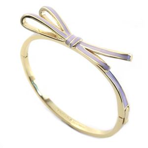 KATE SPADE（ケイトスペード） TIED UP Hinge Bangle リボンモチーフ ヒンジ エナメル バングル WBRU9756-523