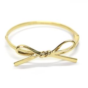 KATE SPADE（ケイトスペード） SKINNY MINI bow bangle リボンモチーフ バングル ブレスレット WBRU4815-711