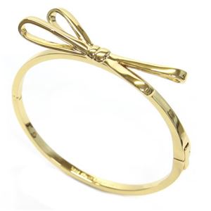 KATE SPADE（ケイトスペード） WBRU9474-711 TIED UP Hinge Bangle リボンモチーフ ヒンジ バングル