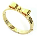 KATE SPADE（ケイトスペード） WBRUA540-711 PERFECTLY PLACED Hinged Bow Bangle 立体的なリボンがキュートなバングル