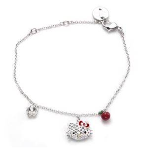 Swarovski（スワロフスキー） Hello Kitty Apple Flower ハローキティ クリスタル ポインティアージュ ブレスレット 5075270